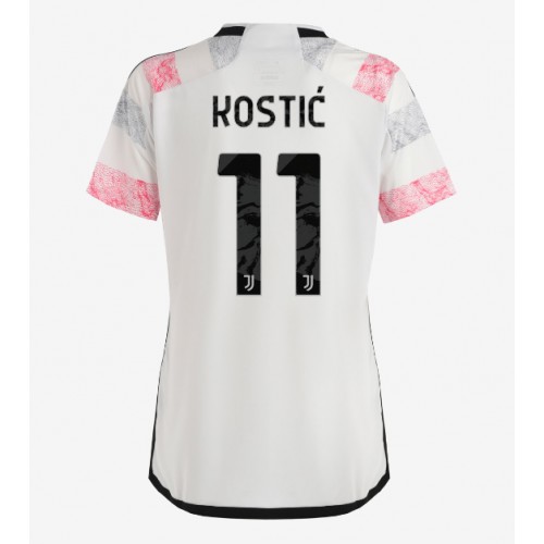 Juventus Filip Kostic #11 Gostujuci Dres za Ženska 2023-24 Kratak Rukav